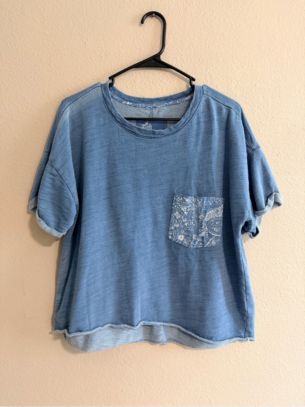 Anthropologie Pilcro Sutton Cropped Tee